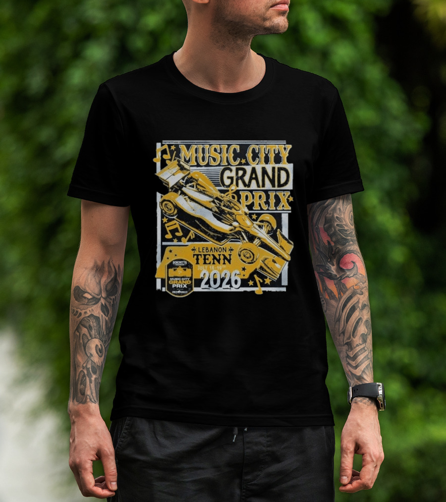 Borchetta Bourbon Music City Grand Prix Onlybulls Lebanon Tenn July 17 19 2026 T-Shirt