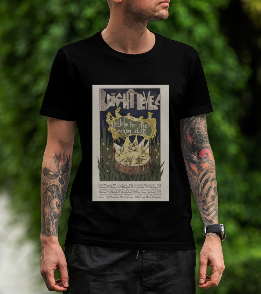 Bright Eyes Lullaby For The Working Class Tour 2026 Concert Dates T-Shirt