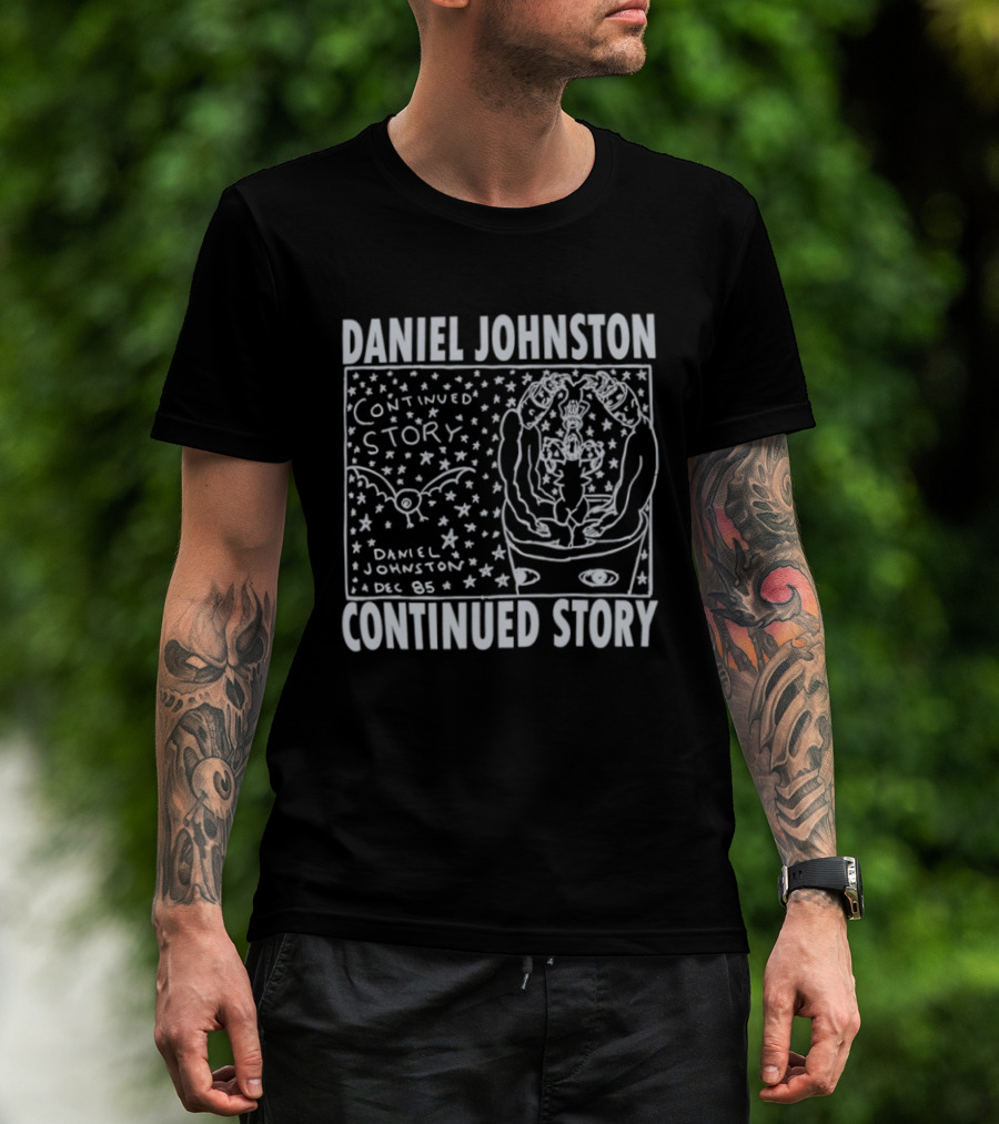 Daniel Johnston Continued Story December 1985 Starry T-Shirt