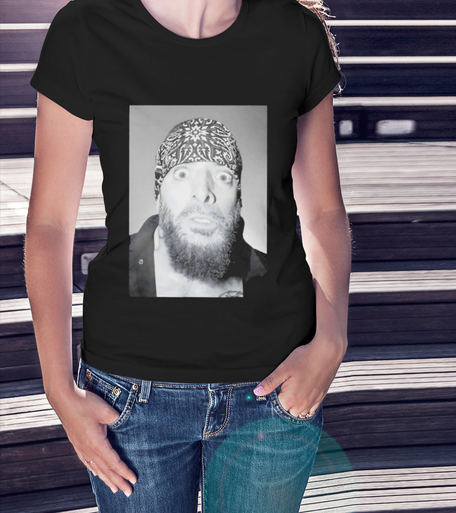 Mark Briscoe Yearbook Photo Bandana T-Shirt