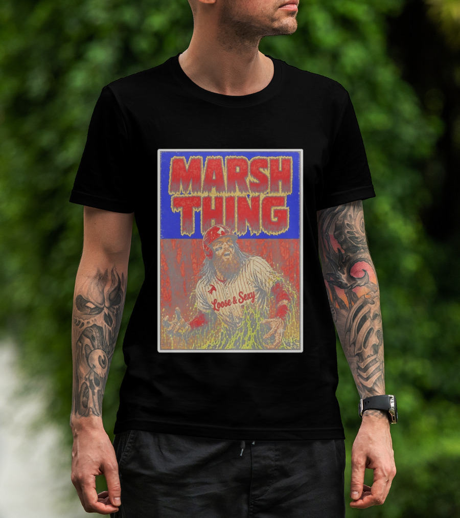 Marsh Thing Brandon Marsh Philadelphia Phillies Loose Sexy T-Shirt