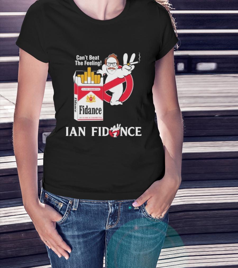 Ian Fidance Can't Beat The Feeling Ghostbusters Marlboro Cigarette T-Shirt