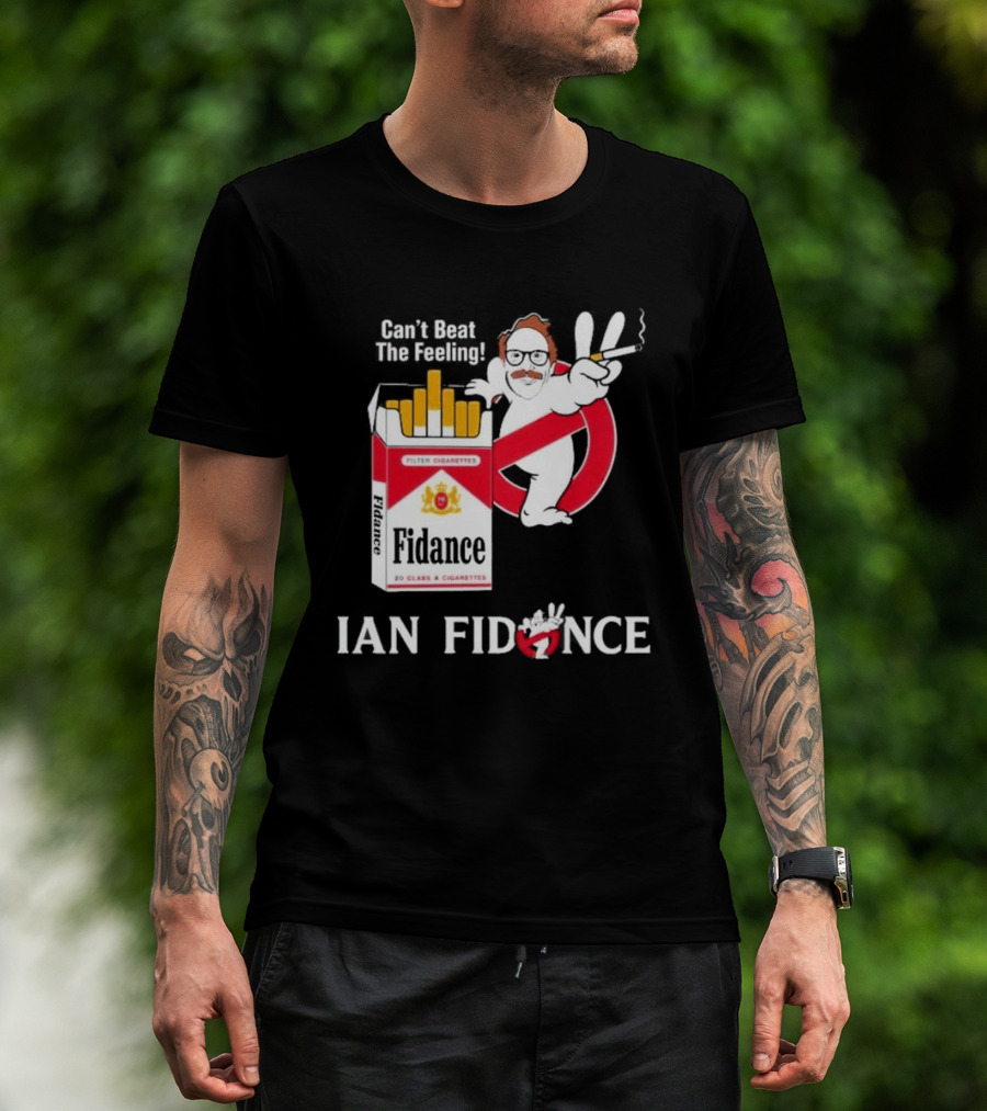 Ian Fidance Can't Beat The Feeling Ghostbusters Marlboro Cigarette T-Shirt