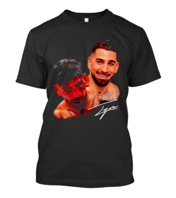 Ilia Topuria UFC Smiley Face And Bleeding Face Signature T-Shirt