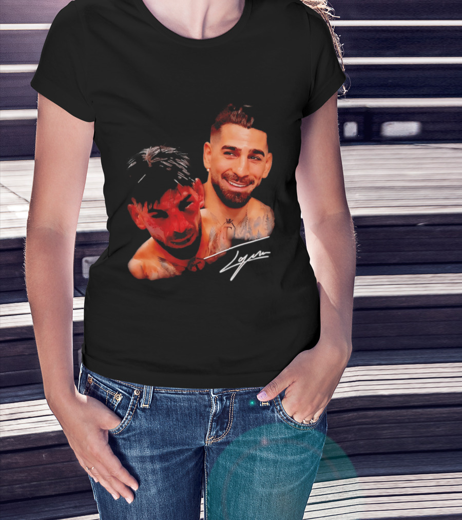 Ilia Topuria UFC Smiley Face And Bleeding Face Signature T-Shirt