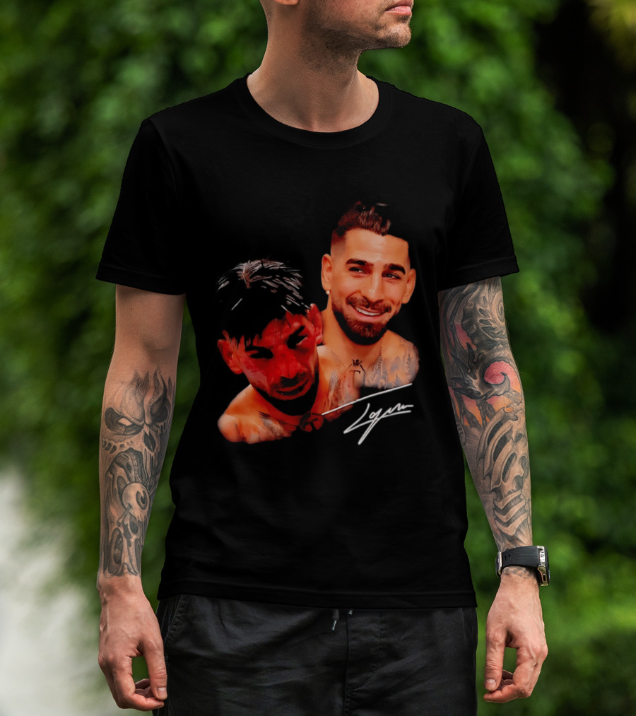 Ilia Topuria UFC Smiley Face And Bleeding Face Signature T-Shirt