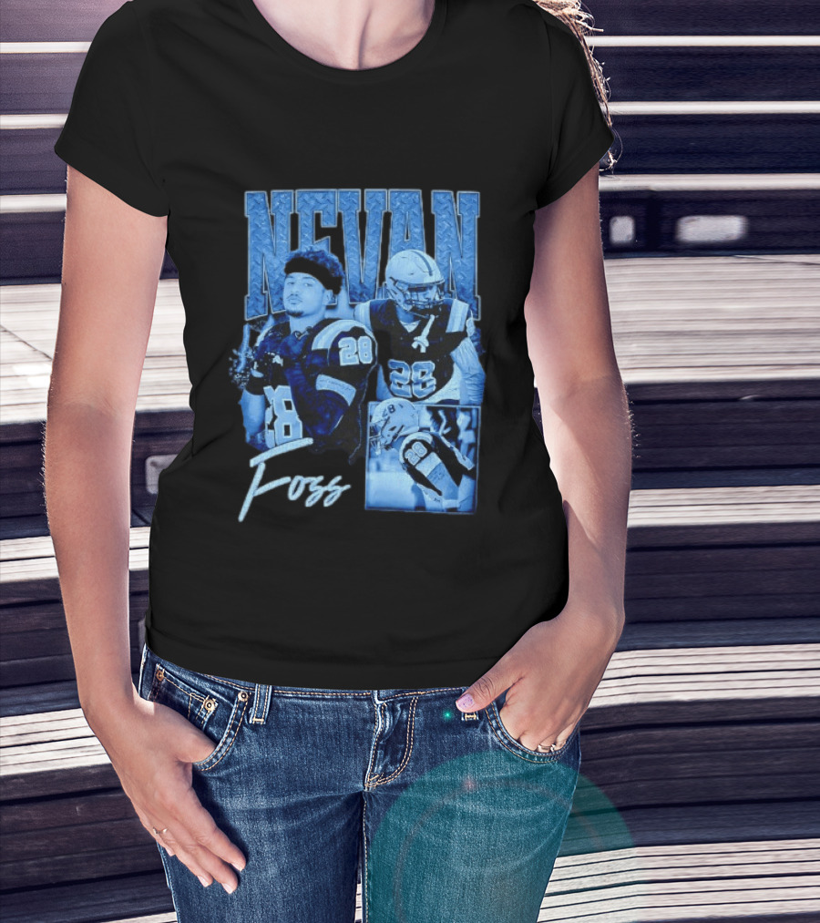 Nevan Foss Number 28 Football Athlete Sports Jersey T-Shirt