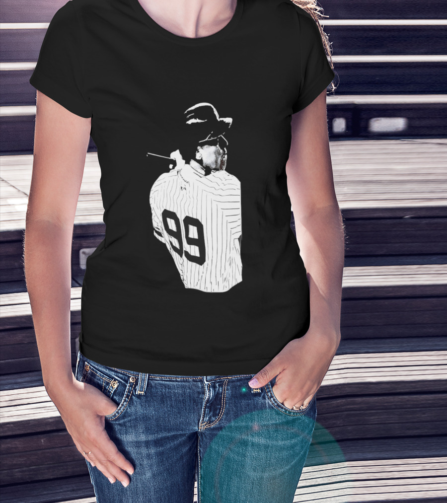 New York Yankees Aaron Judge 99 Pinstripes T-Shirt