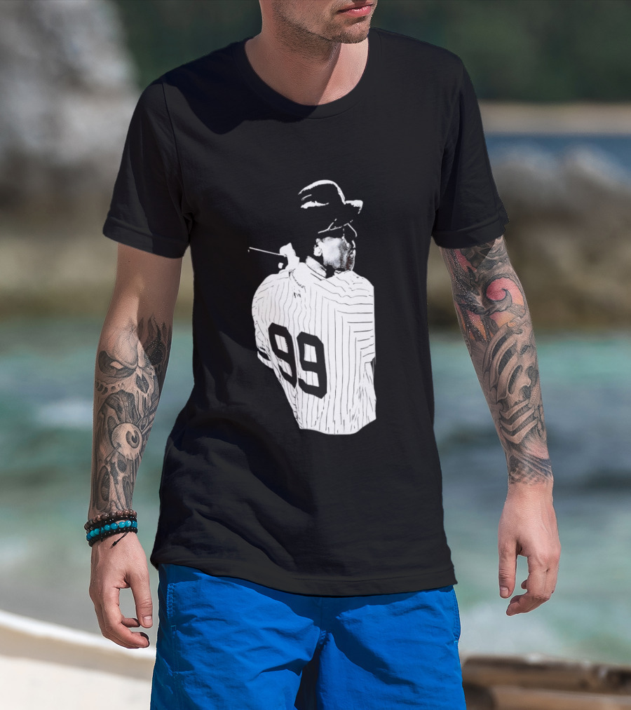 New York Yankees Aaron Judge 99 Pinstripes T-Shirt