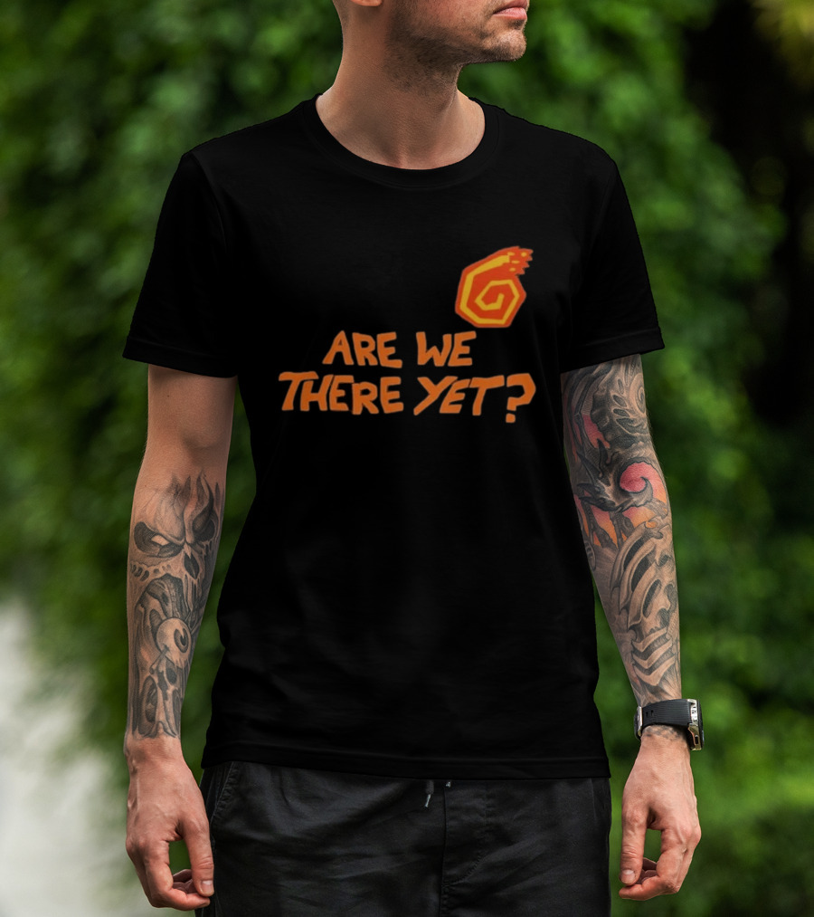James Marriott Are We There Yet Orange Spiral T-Shirt