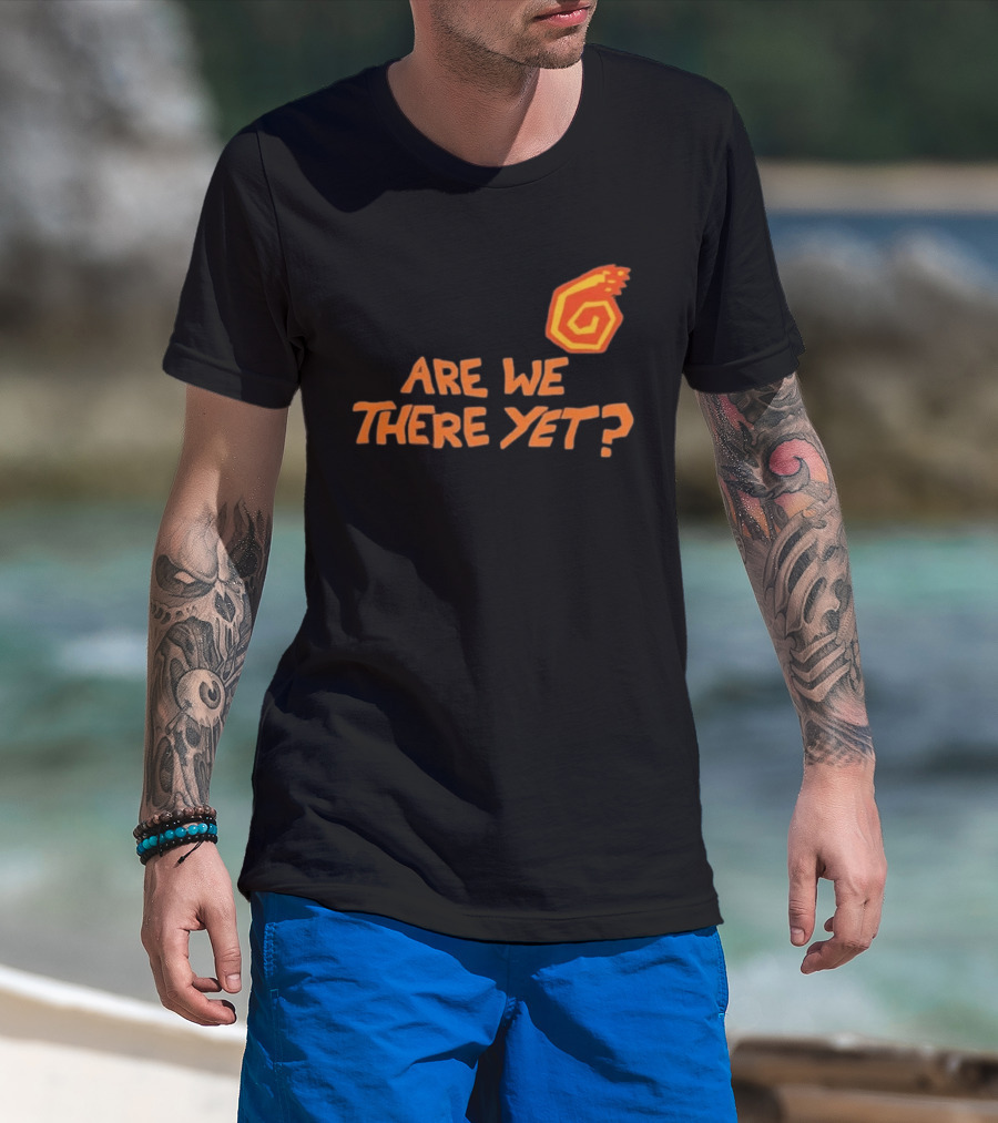 James Marriott Are We There Yet Orange Spiral T-Shirt