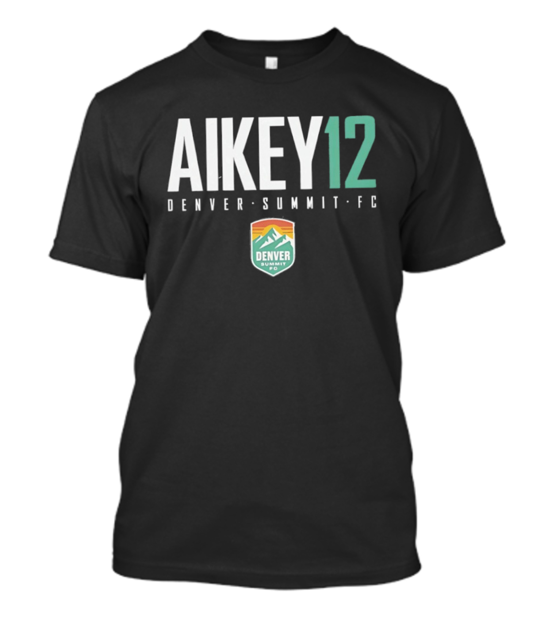 Aikey 12 Denver Summit FC Elite Team Name And Number T-Shirt