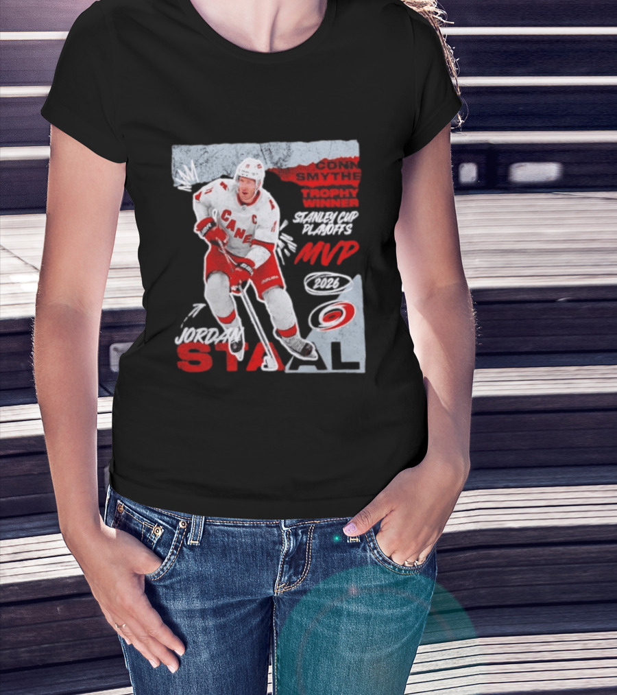 Jordan Staal Carolina Hurricanes Conn Smythe Trophy Winner 2026 Stanley Cup Playoffs MVP 2021 T-Shirt