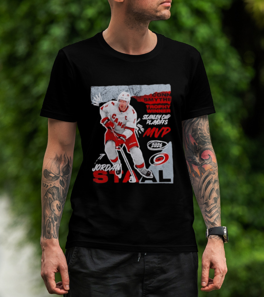 Jordan Staal Carolina Hurricanes Conn Smythe Trophy Winner 2026 Stanley Cup Playoffs MVP 2021 T-Shirt