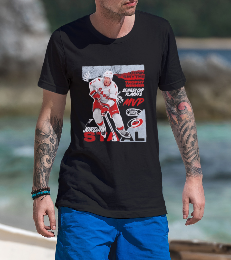 Jordan Staal Carolina Hurricanes Conn Smythe Trophy Winner 2026 Stanley Cup Playoffs MVP 2021 T-Shirt
