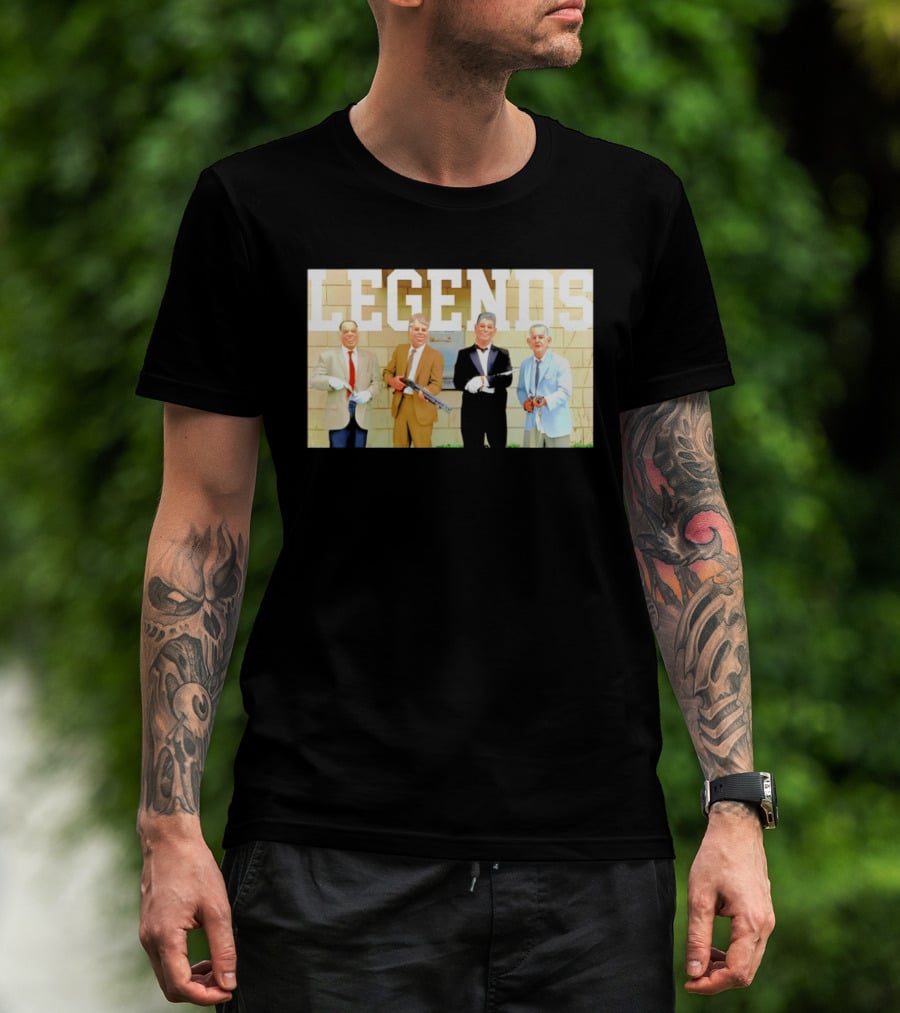 LEGENDS Ex Presidents Point Break Presidential Masks T-Shirt