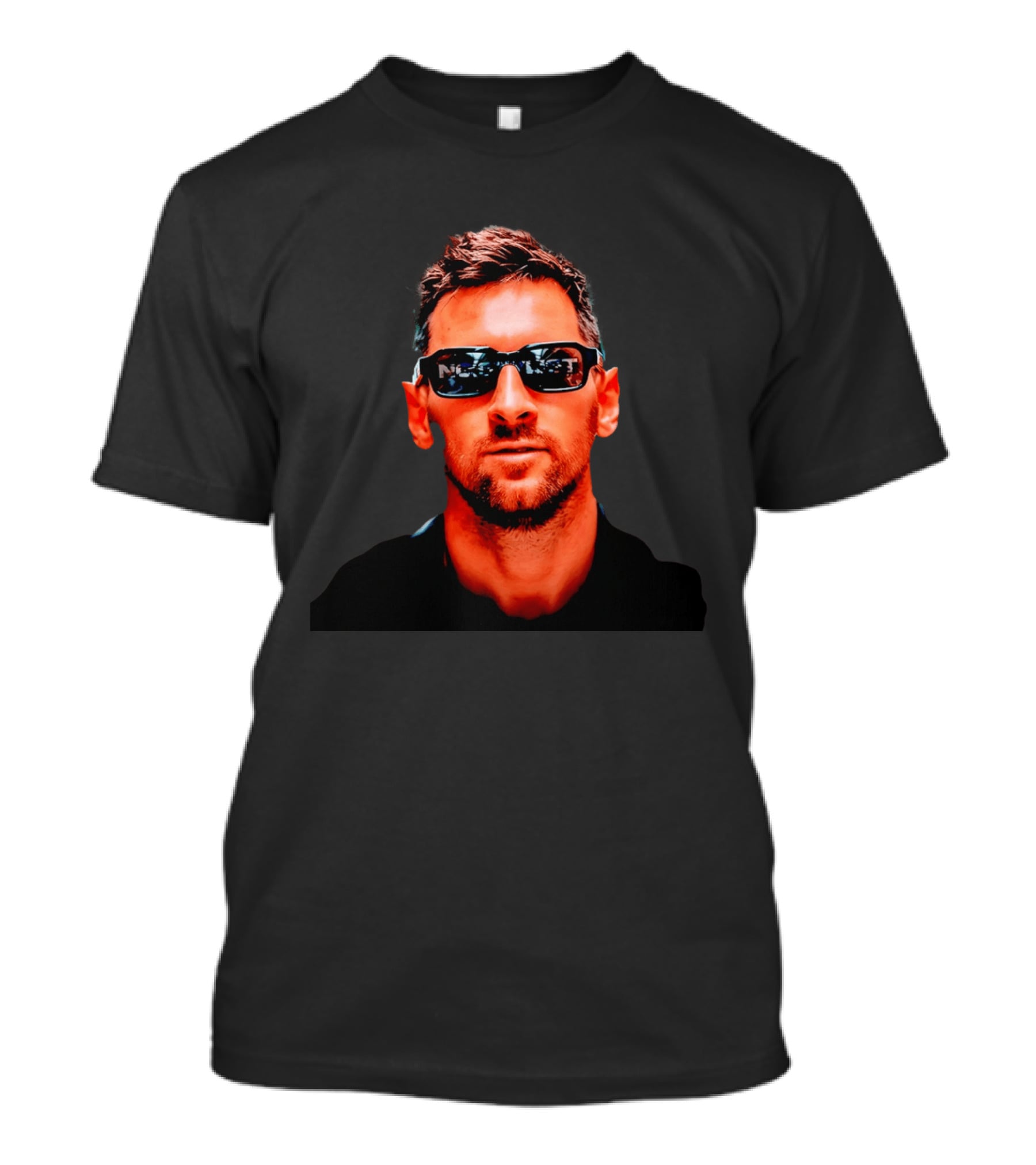 Lionel Messi Inter Miami Sunglasses Cool Soccer Star Look T-Shirt