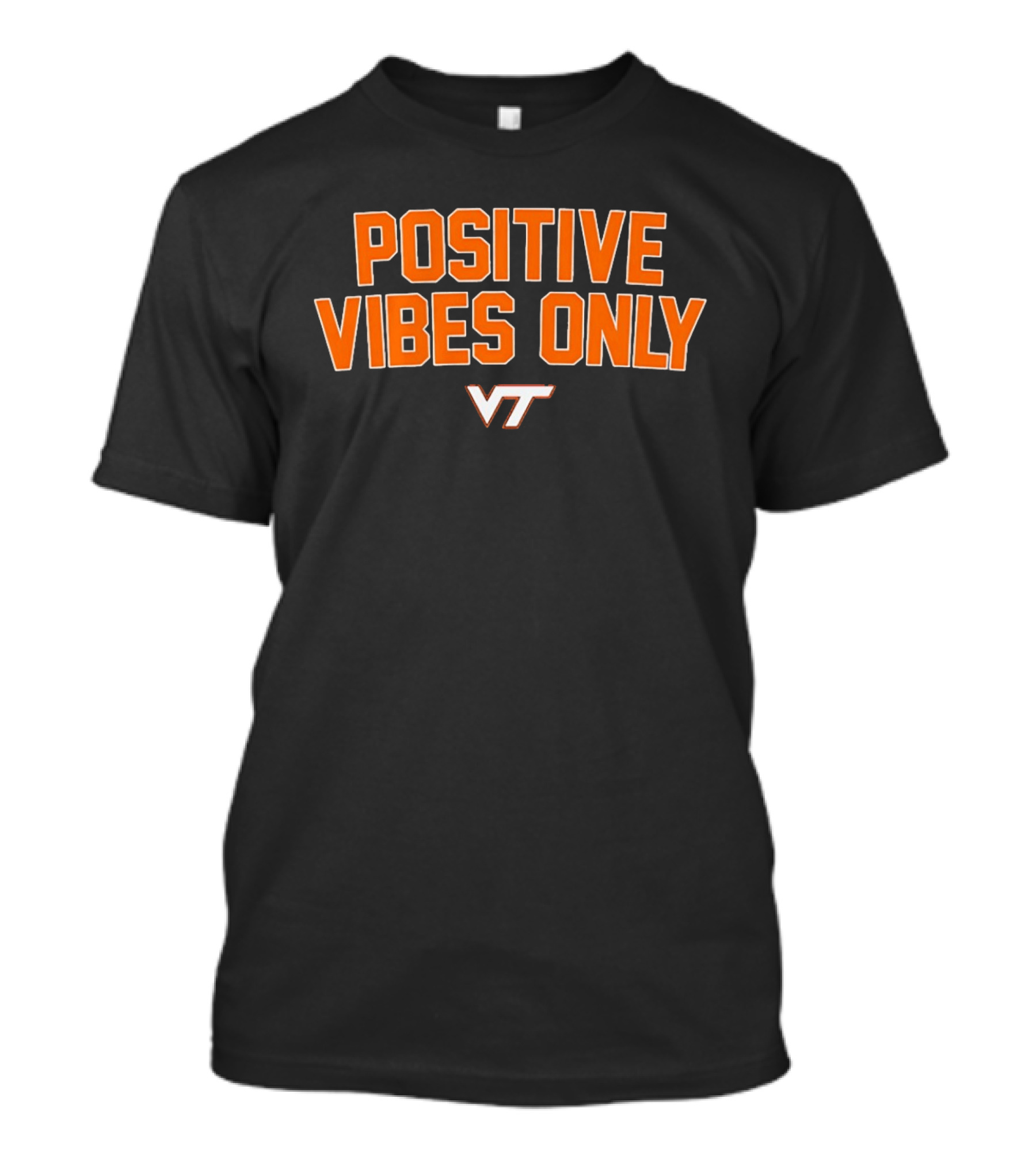 Virginia Tech VT Positive Vibes Only T-Shirt
