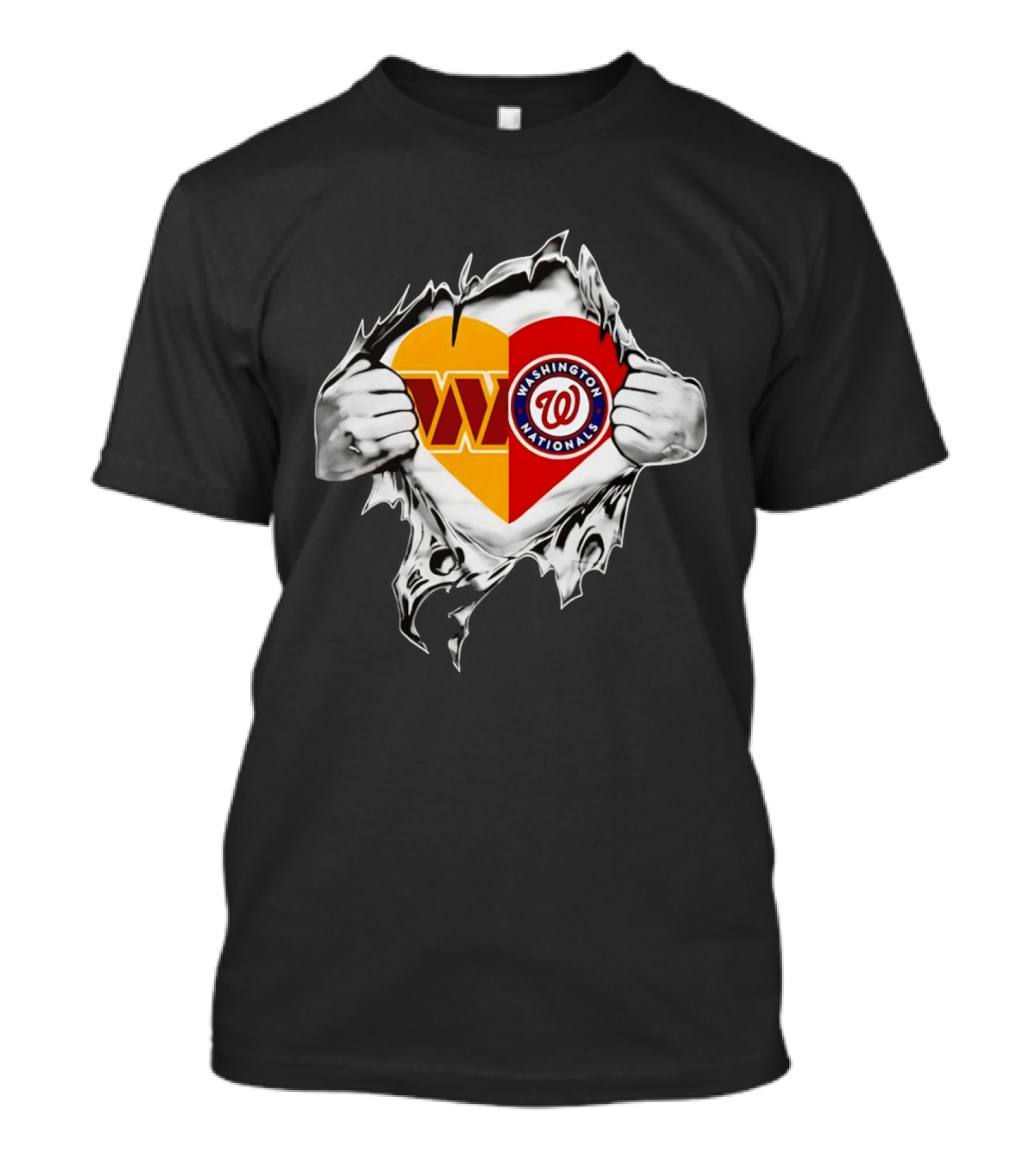 Washington Commanders Nationals Heartfelt Fan Passion T-Shirt