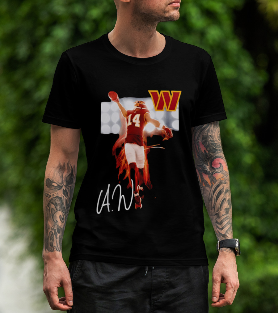 Washington Commanders Antonio Williams 14 AW Football Legacy Rookie T-Shirt
