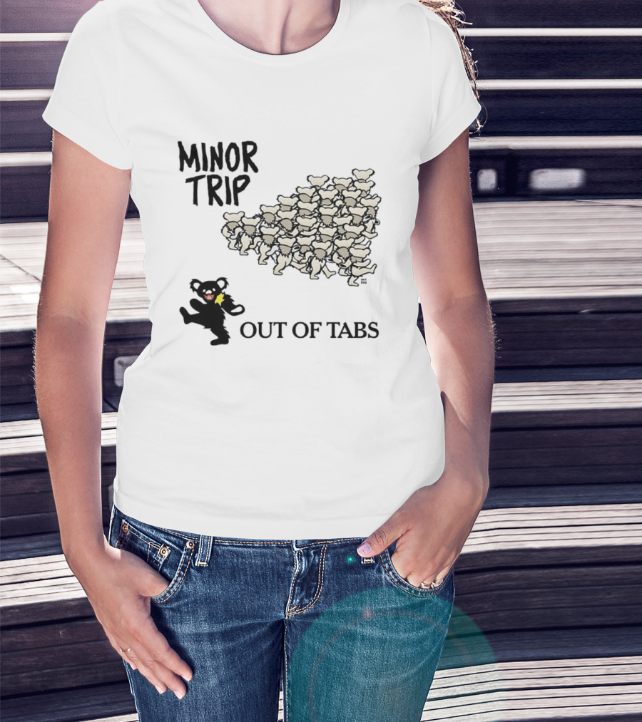 Grateful Dead Dancing Bears Minor Trip Out Of Tabs T-Shirt