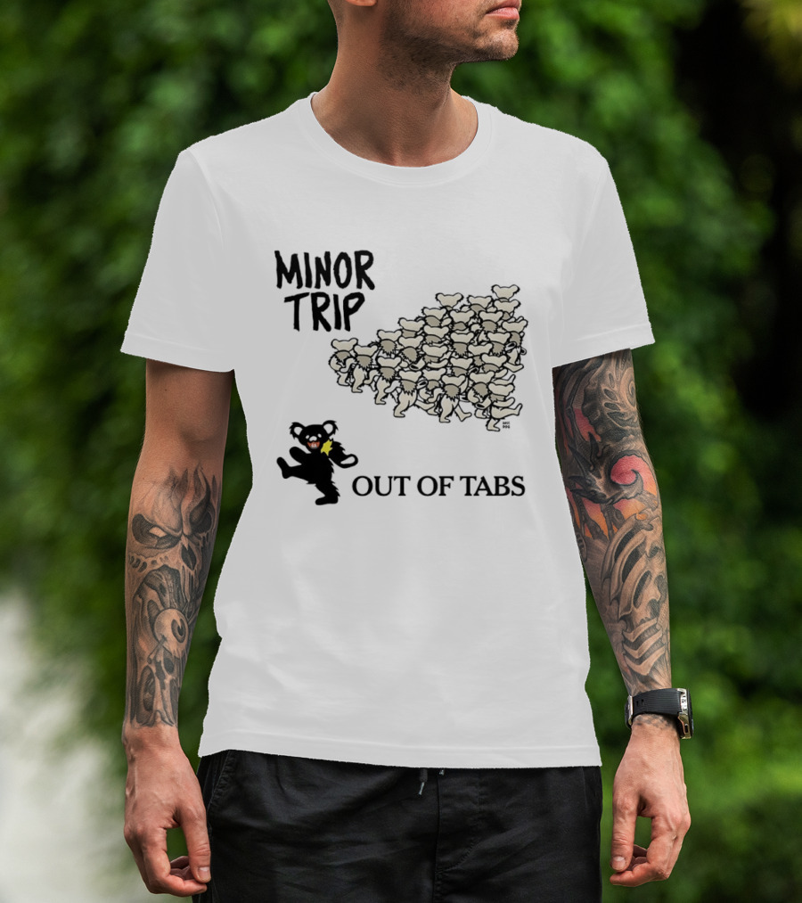 Grateful Dead Dancing Bears Minor Trip Out Of Tabs T-Shirt