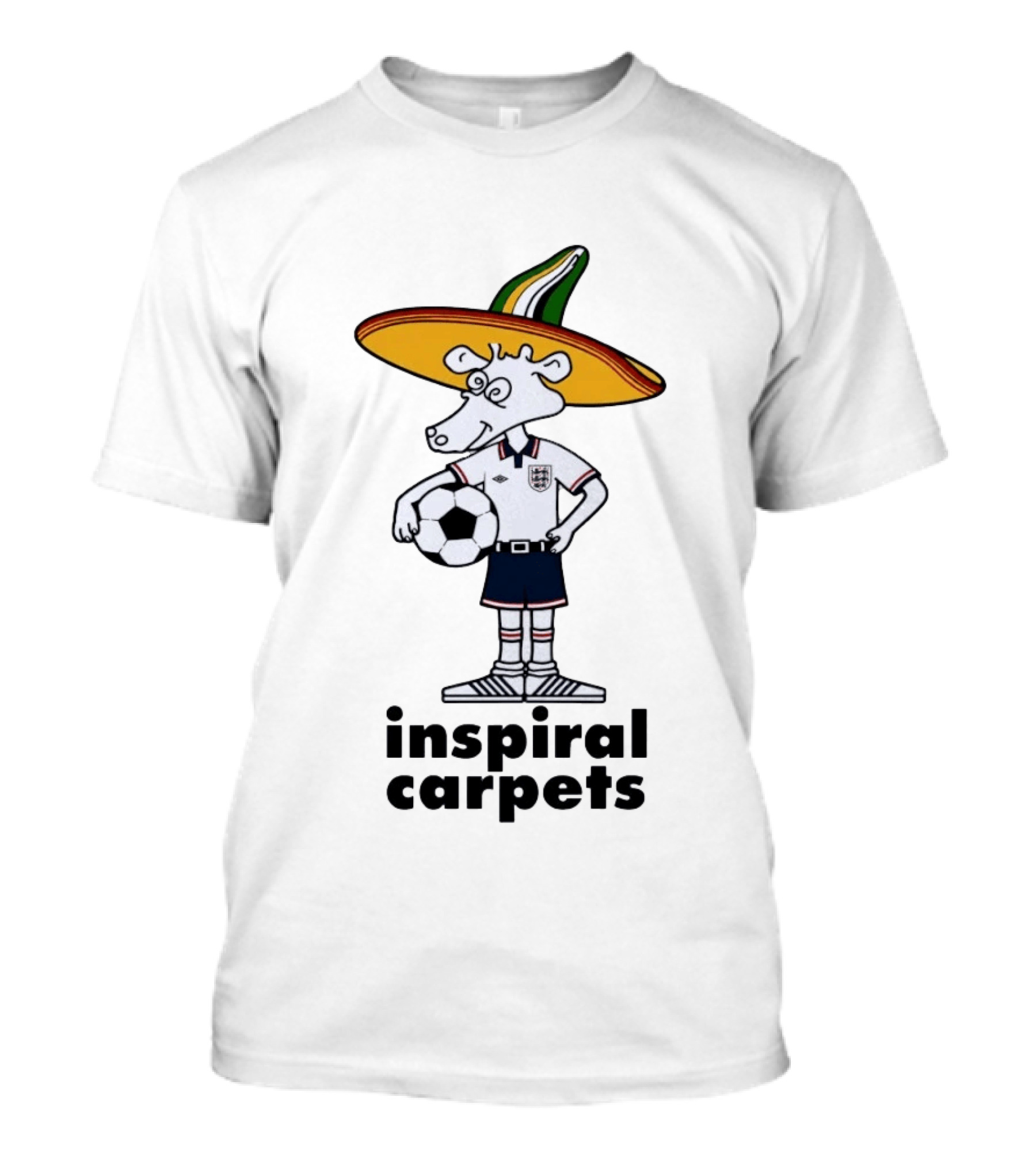 Inspiral Carpets Madchester Mexico 86 World Cup T-Shirt