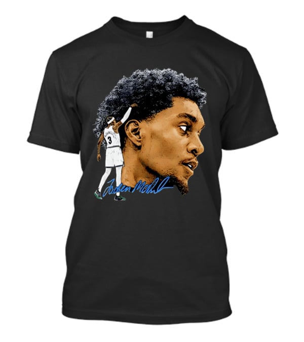 Anthony Edwards Minnesota Timberwolves Jordan McLaughlin Signature T-Shirt