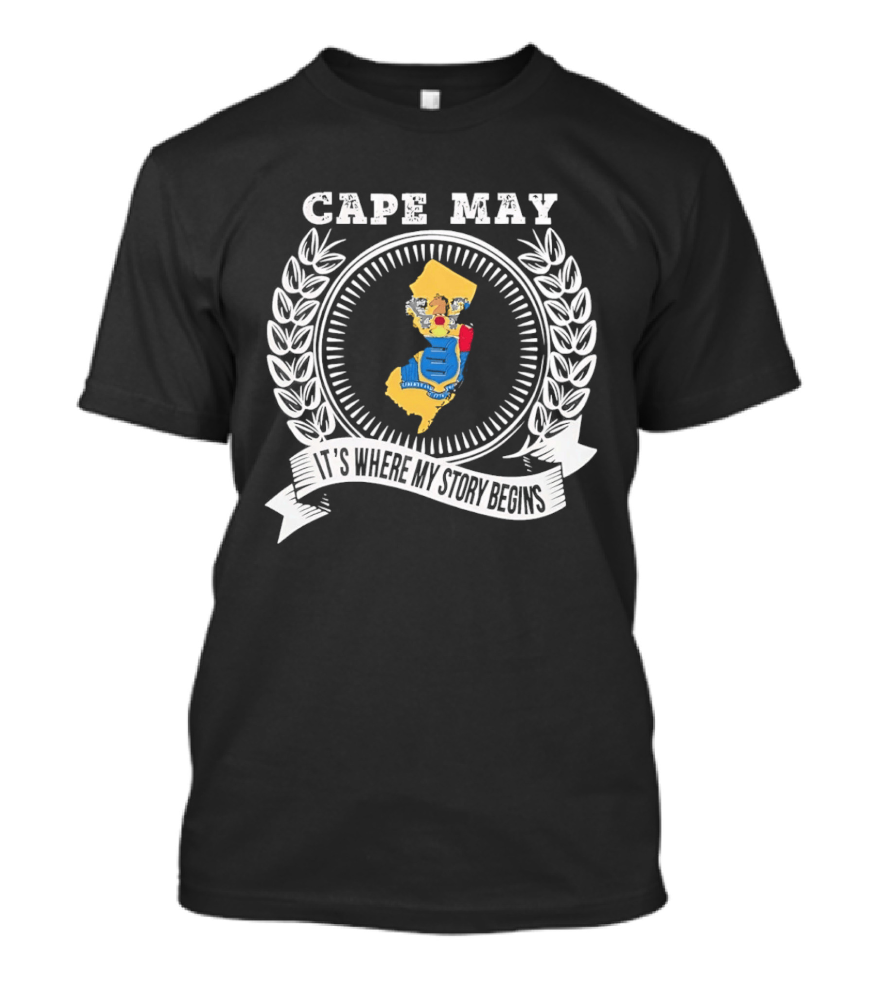 Cape May New Jersey It's Where My Story Begins T-Shirt