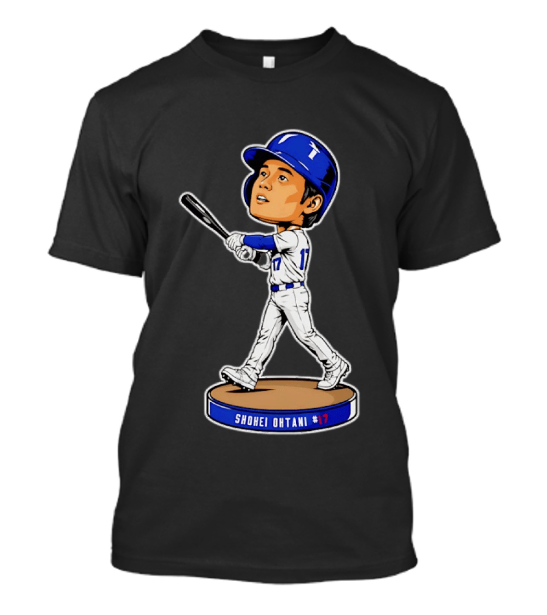 Shohei Ohtani Los Angeles Dodgers #17 Bobblehead Collectible T-Shirt