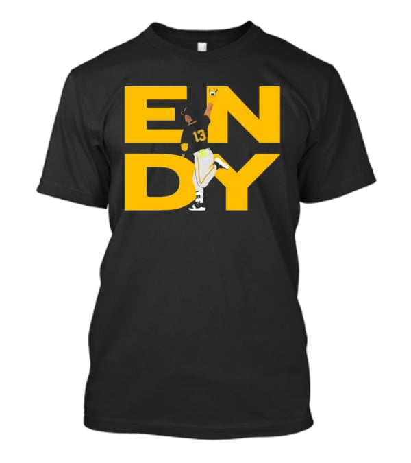 Endy Rodríguez 13 Pittsburgh Pirates Baseball T-Shirt