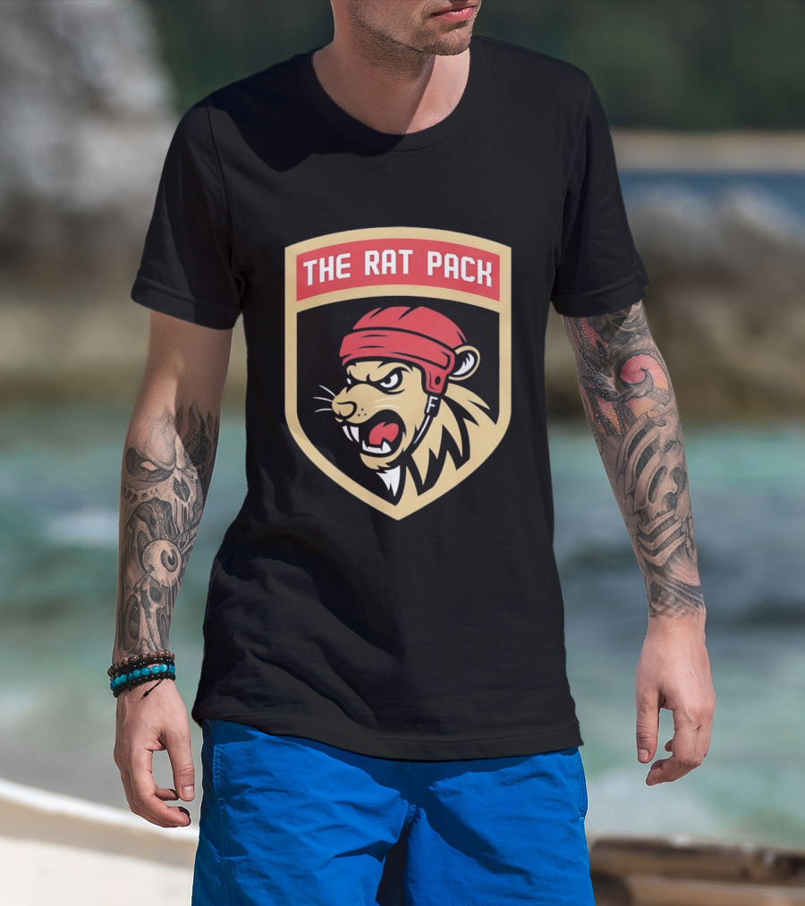 The Rat Pack Hockey Lion T-Shirt