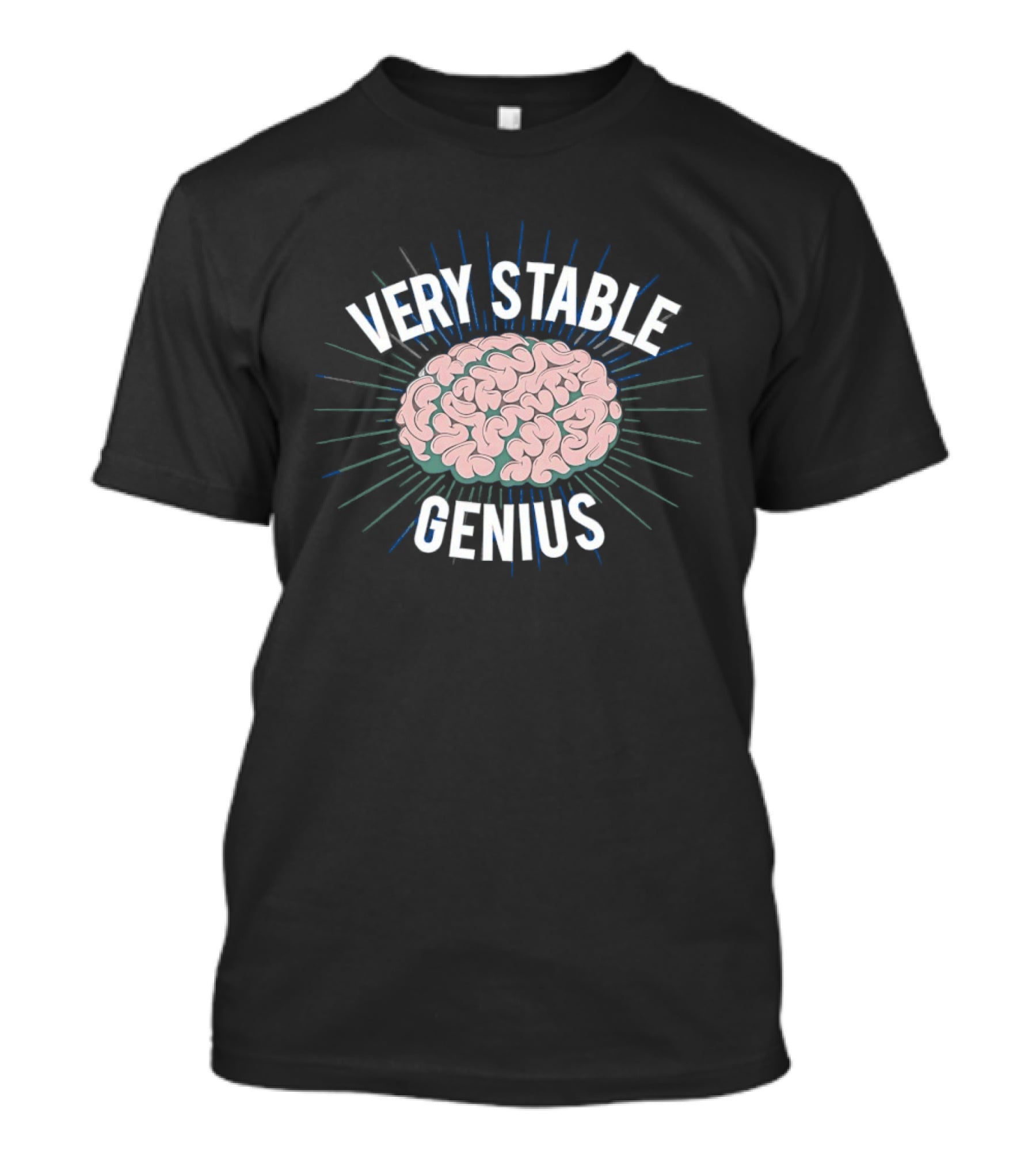 Very Stable Genius Pink Brain T-Shirt