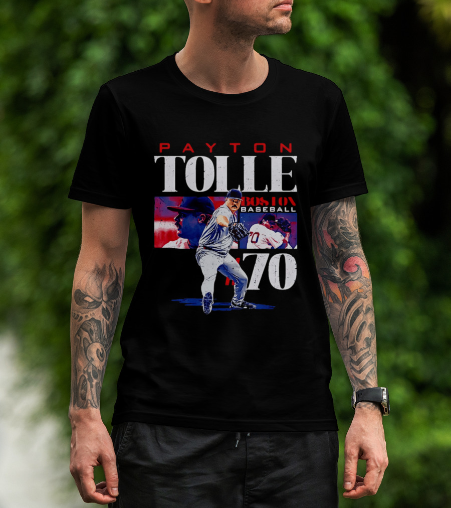 Boston Red Sox Payton Tolle 70 MLB Baseball T-Shirt