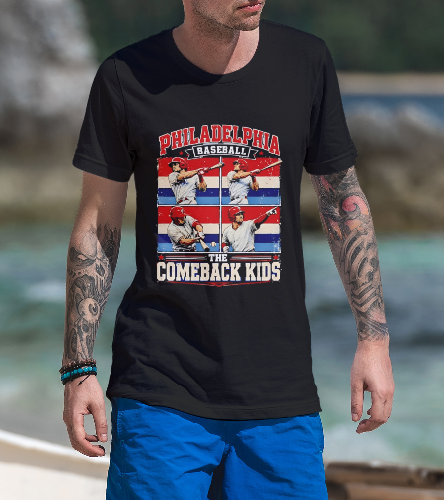 Philadelphia Baseball The Comeback Kids T-Shirt