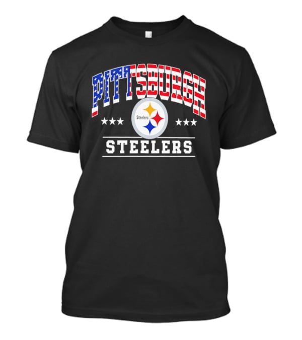 Pittsburgh Steelers American Flag 1776 2026 250 Years Celebration T-Shirt