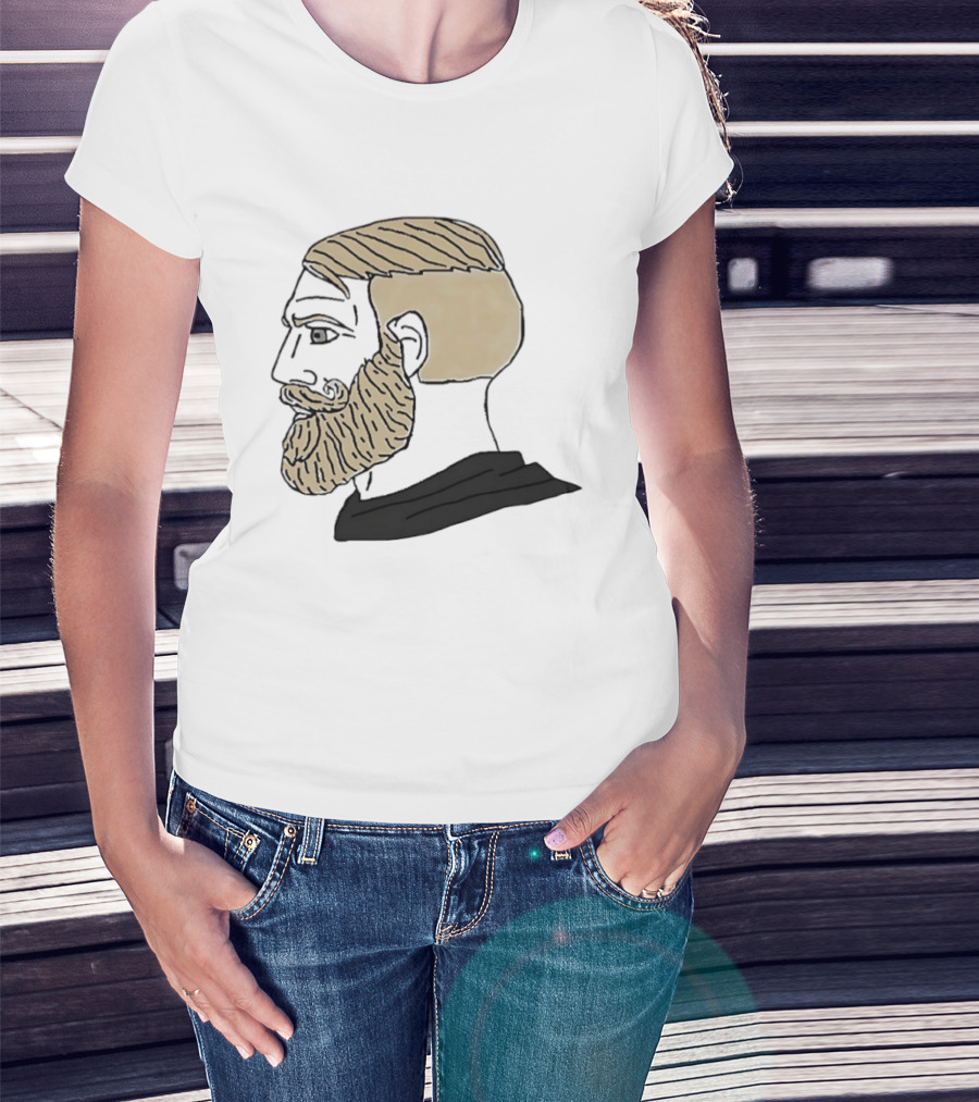 Chad Complex Gigachad Meme Alpha Male Profile T-Shirt