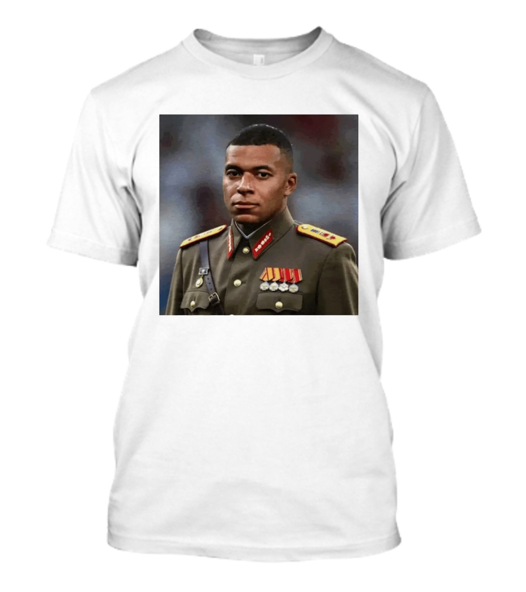 Kylian Mbappe Military Uniform Real Madrid Dictator T-Shirt