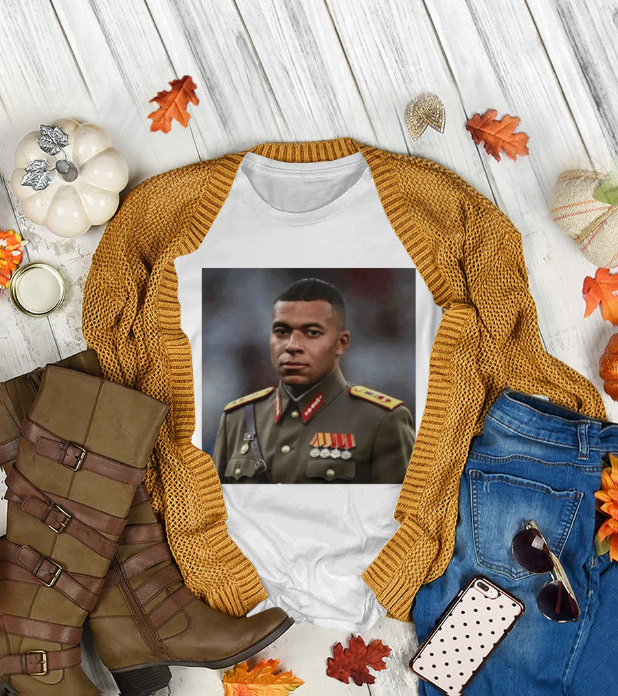 Kylian Mbappe Military Uniform Real Madrid Dictator T-Shirt
