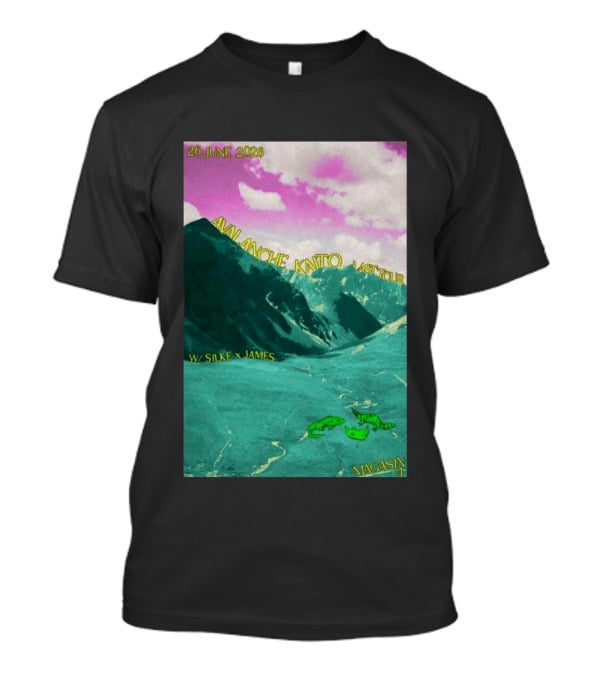 Avalanche Kaito Last Tour 26 June 2026 Magasin 4 Brussels With Silke And James T-Shirt