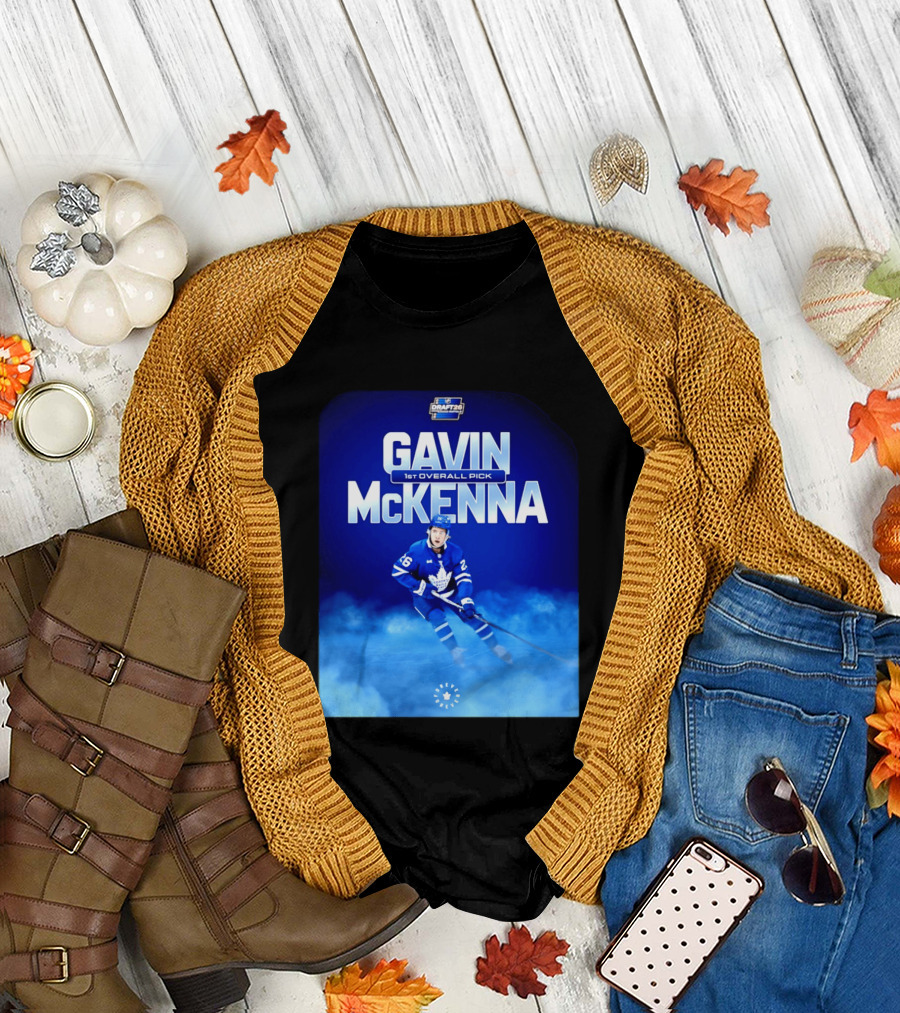 Gavin McKenna 1st Overall Pick 2026 NHL Draft Toronto Maple Leafs T-Shirt