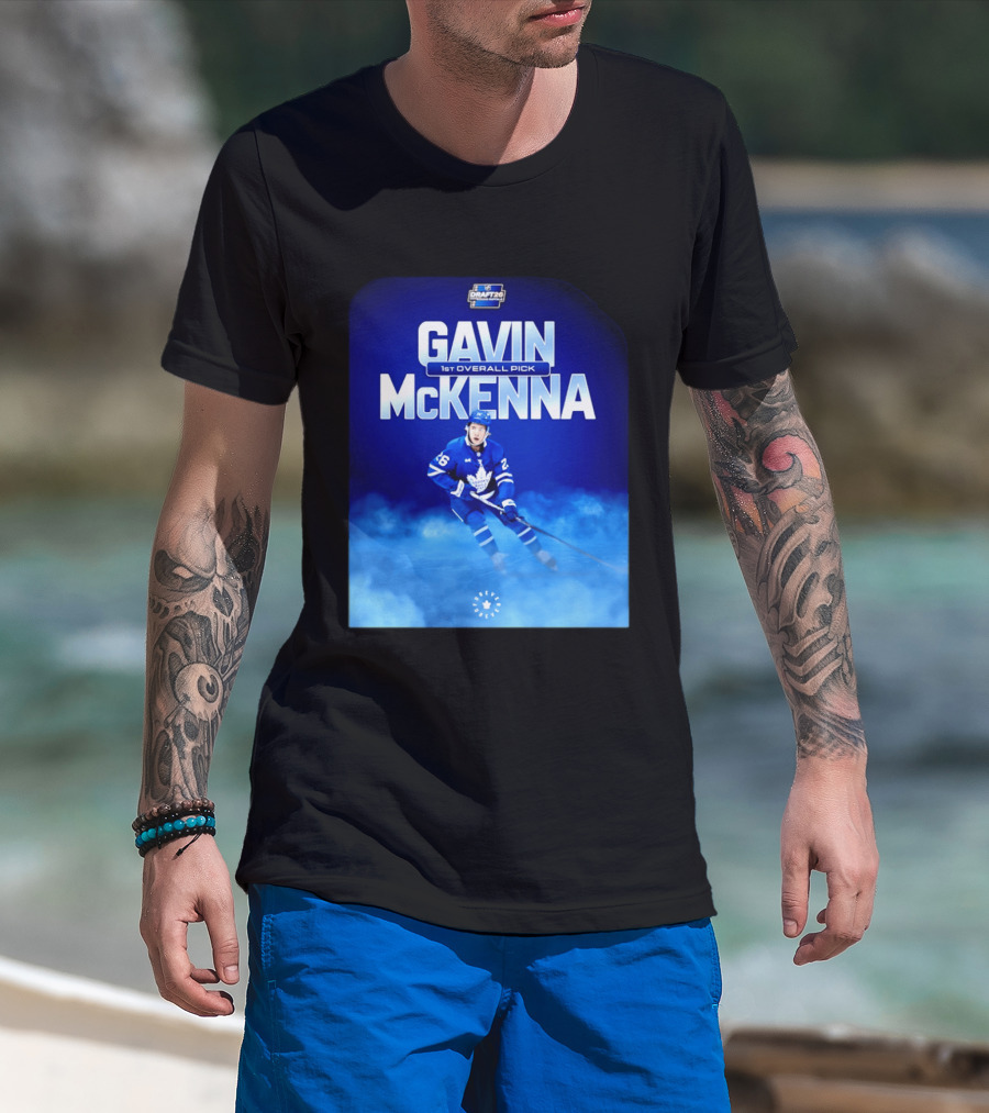 Gavin McKenna 1st Overall Pick 2026 NHL Draft Toronto Maple Leafs T-Shirt