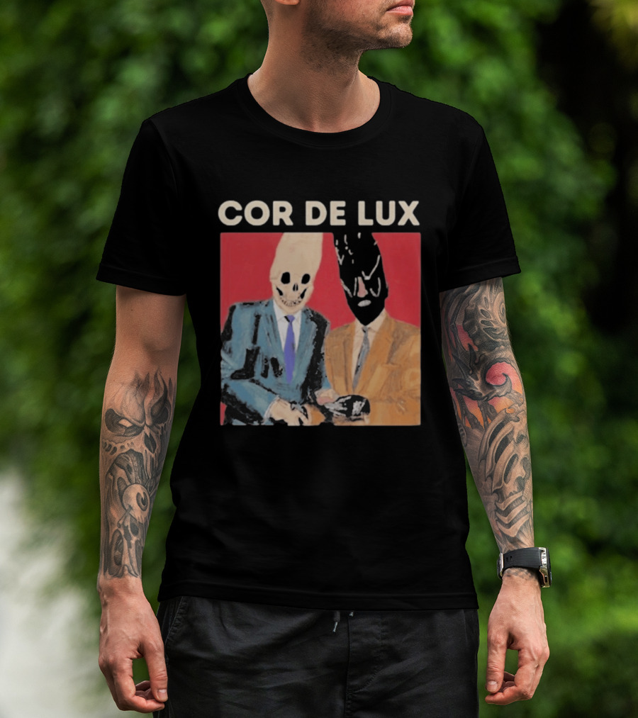 COR DE LUX Surreal Suited Figures T-Shirt