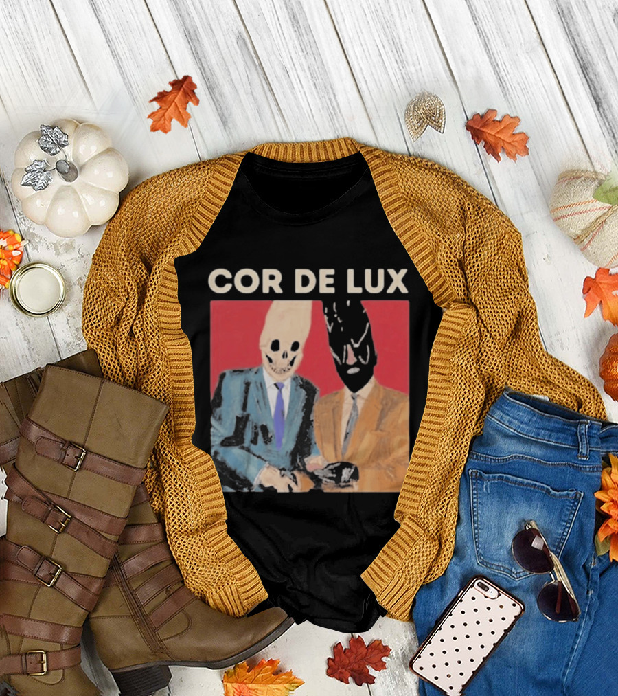 COR DE LUX Surreal Suited Figures T-Shirt