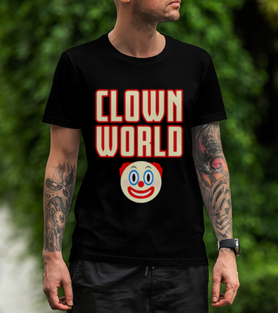 Clown World Satire Humor Iconic Face T-Shirt