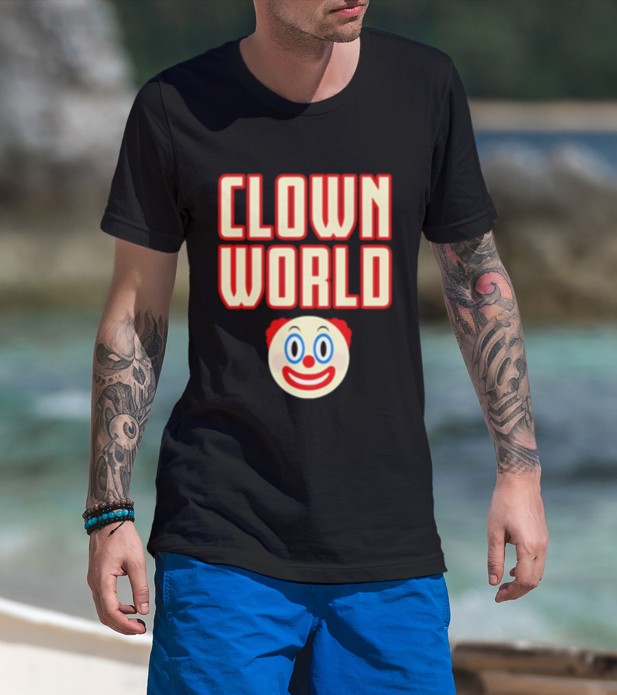Clown World Satire Humor Iconic Face T-Shirt
