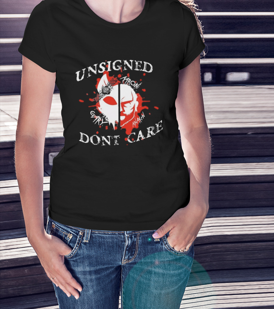 Unsigned Dont Care Aaron Gary Anakin Split Mask T-Shirt