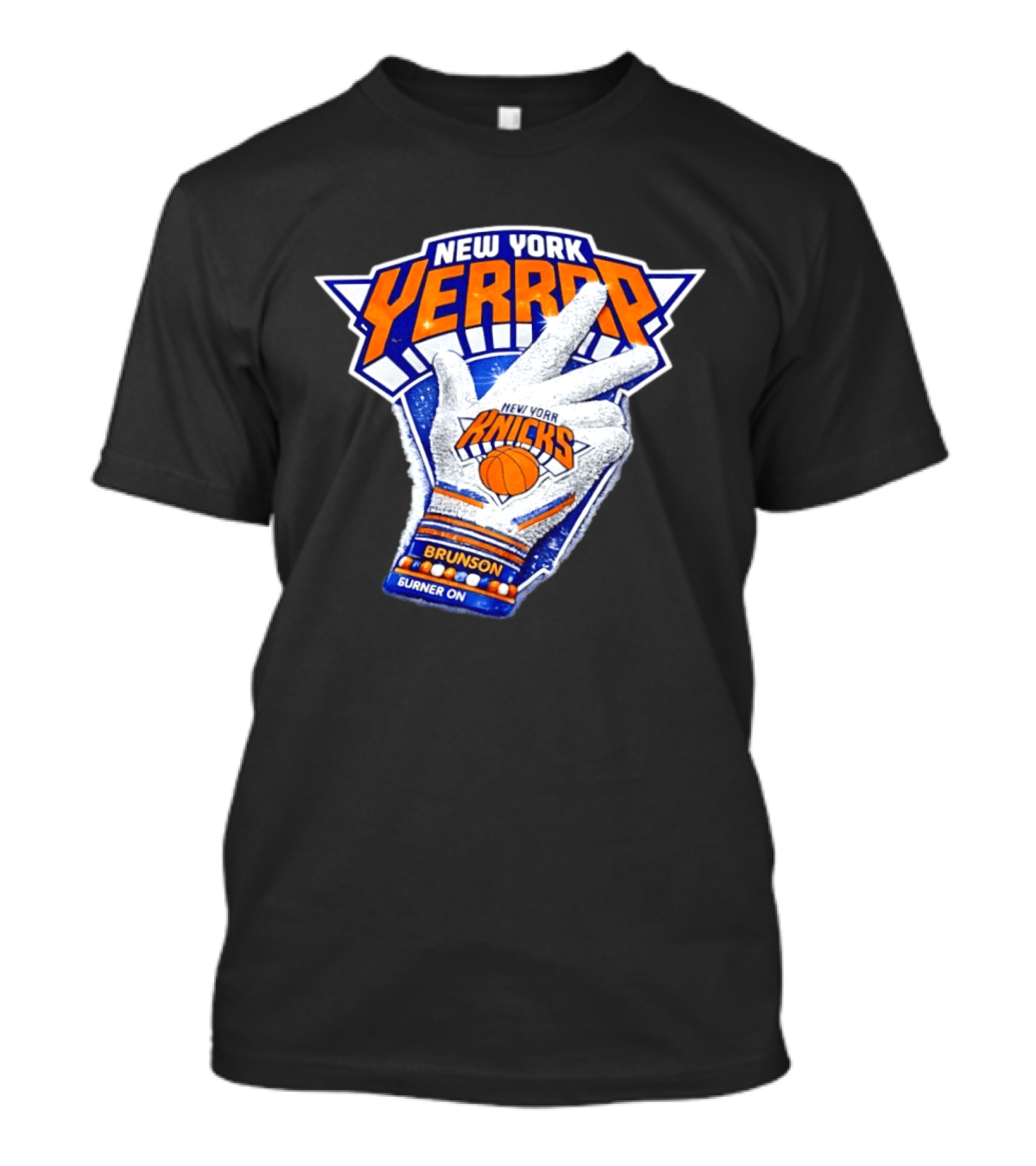 New York Yerrrp Jalen Brunson Knicks Burner On T-Shirt