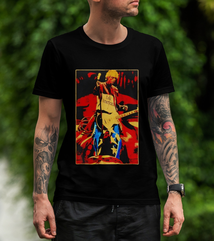 Lost Americana Kurt Cobain Nirvana Grunge T-Shirt