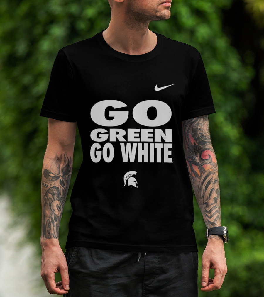 Nike Michigan State Spartans Go Green Go White T-Shirt